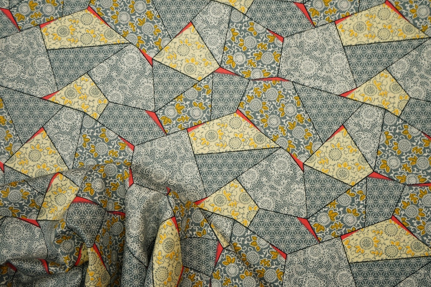 Bawełna drukowana geometryczny wzór