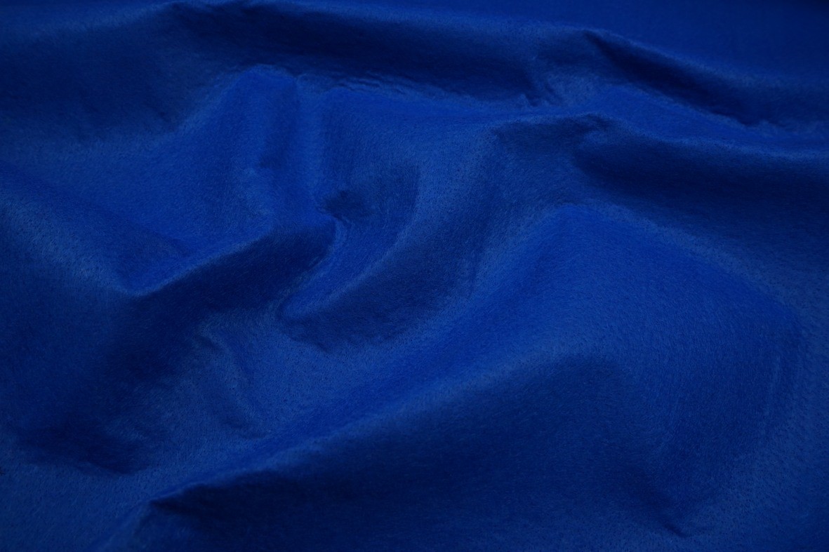 Filc w kolorze kobaltowym o grubości 1,5 mm