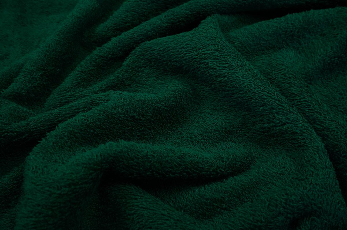 Bawełna frota / frotte w kolorze butelkowej zieleni