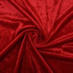 Welur w kolorze czerwonym