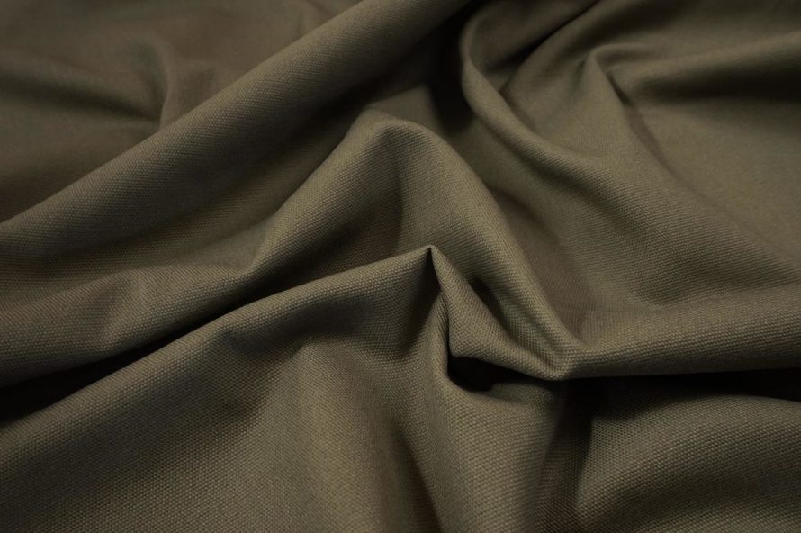 Bawełna panama w kolorze khaki