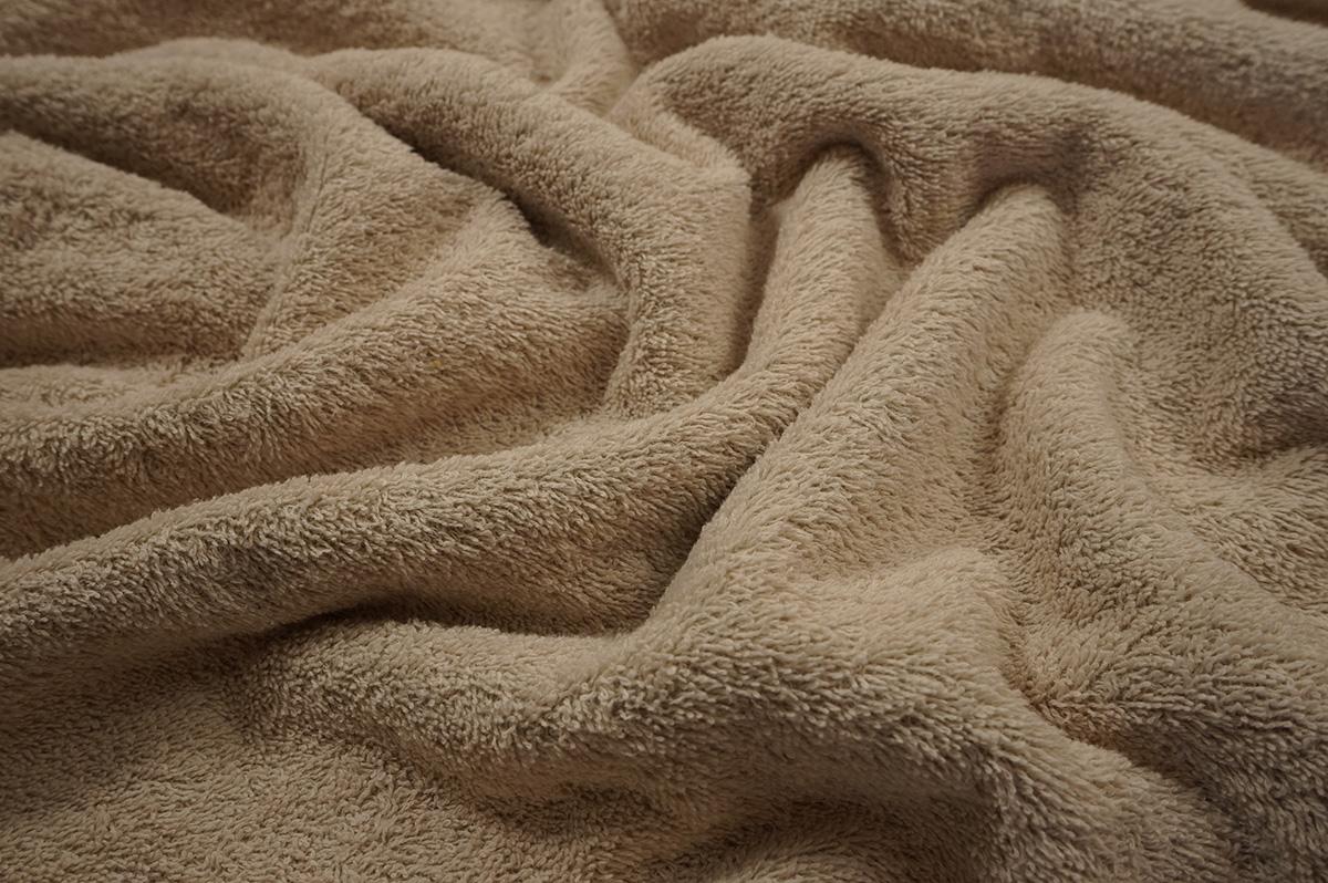 Bawełna frota w kolorze jasnobeżowym