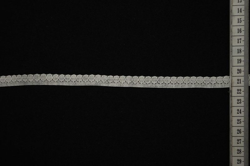 Taśma koronkowa o szerokości 1 cm, kolor ecru