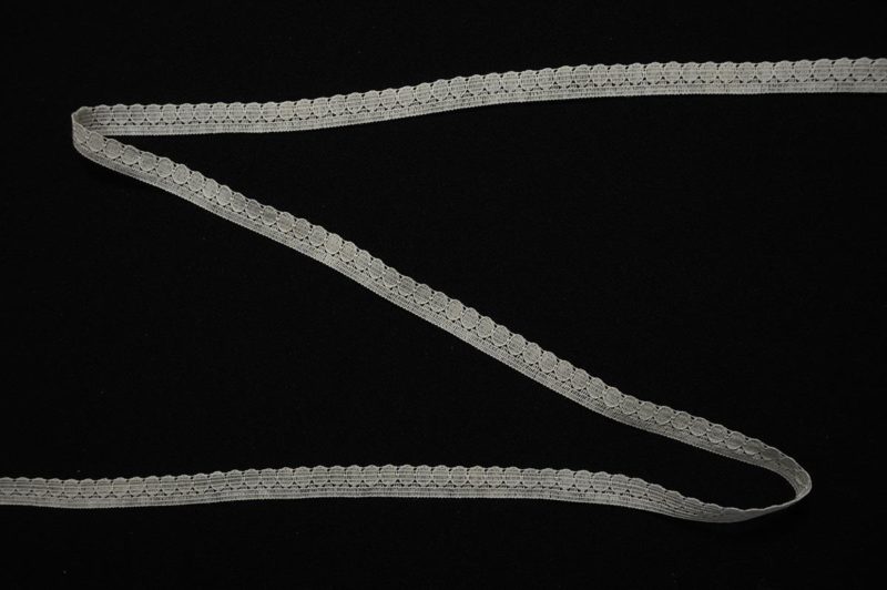 Taśma koronkowa o szerokości 1 cm, kolor ecru