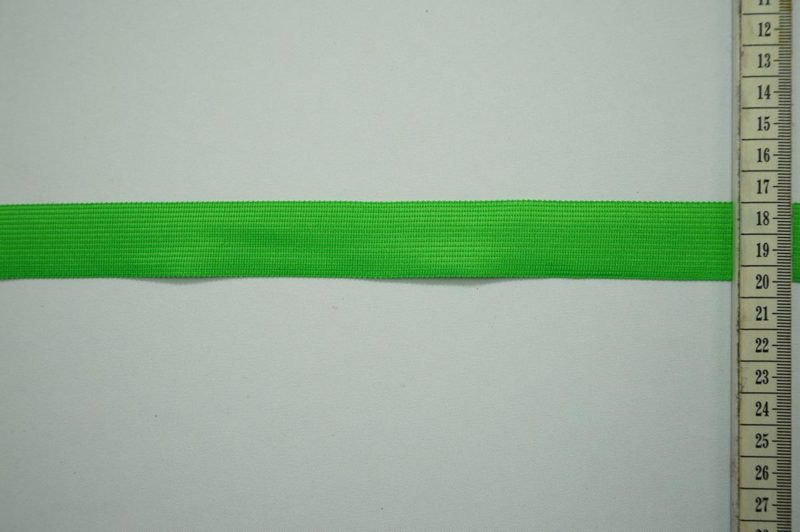 Lamówka w kolorze jasnozielonym, 2.5 cm