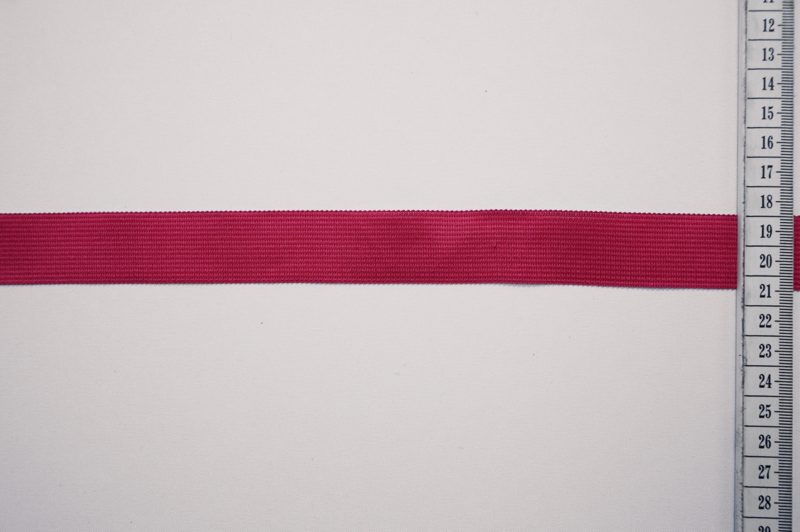 Lamówka w kolorze amarantowym, 2.5 cm