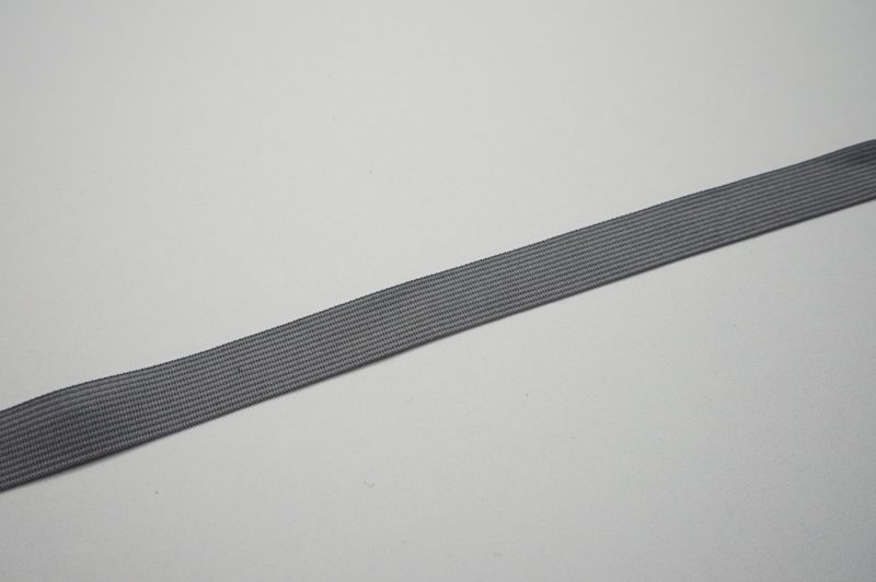 Lamówka w kolorze szarym, 2 cm