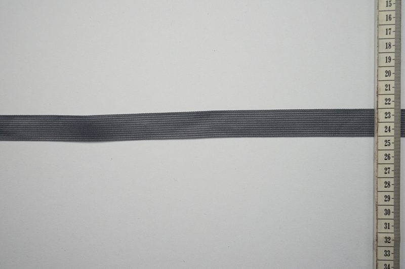 Lamówka w kolorze szarym, 2 cm
