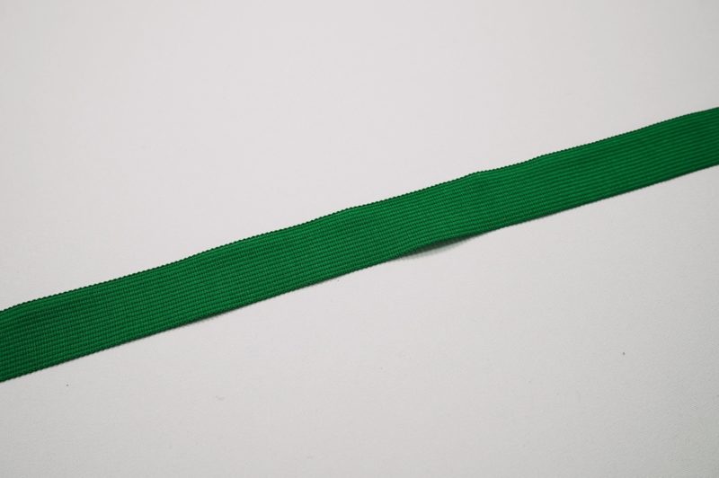 Lamówka w kolorze zielonym, 2.5 cm