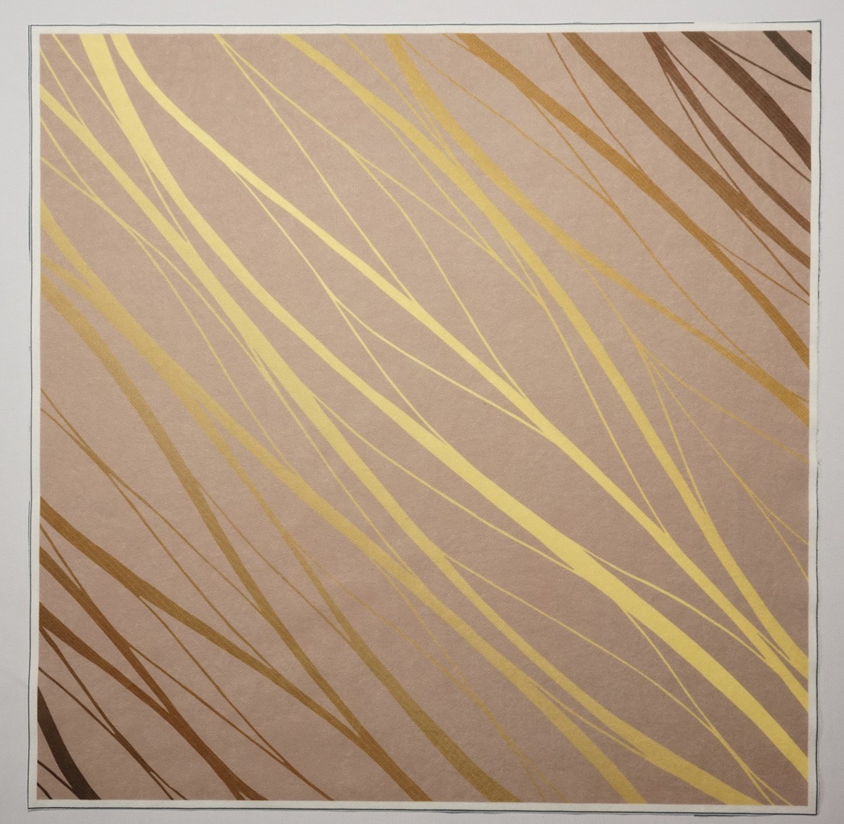 Panel poduszkowy - złote linie