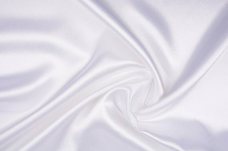 Satyna żorżeta - Silk White