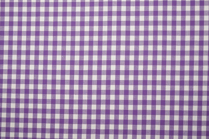 Bawełna vichy 1 cm – lilac