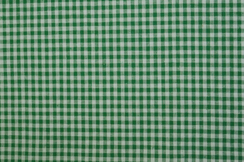 Bawełna vichy 5 mm – apple green