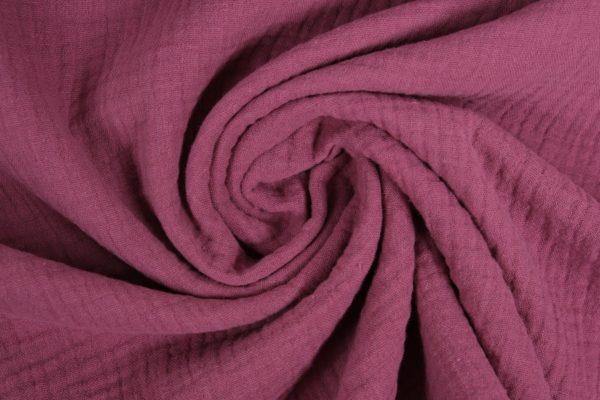 Muślin bawełniany - Dark Old Rose