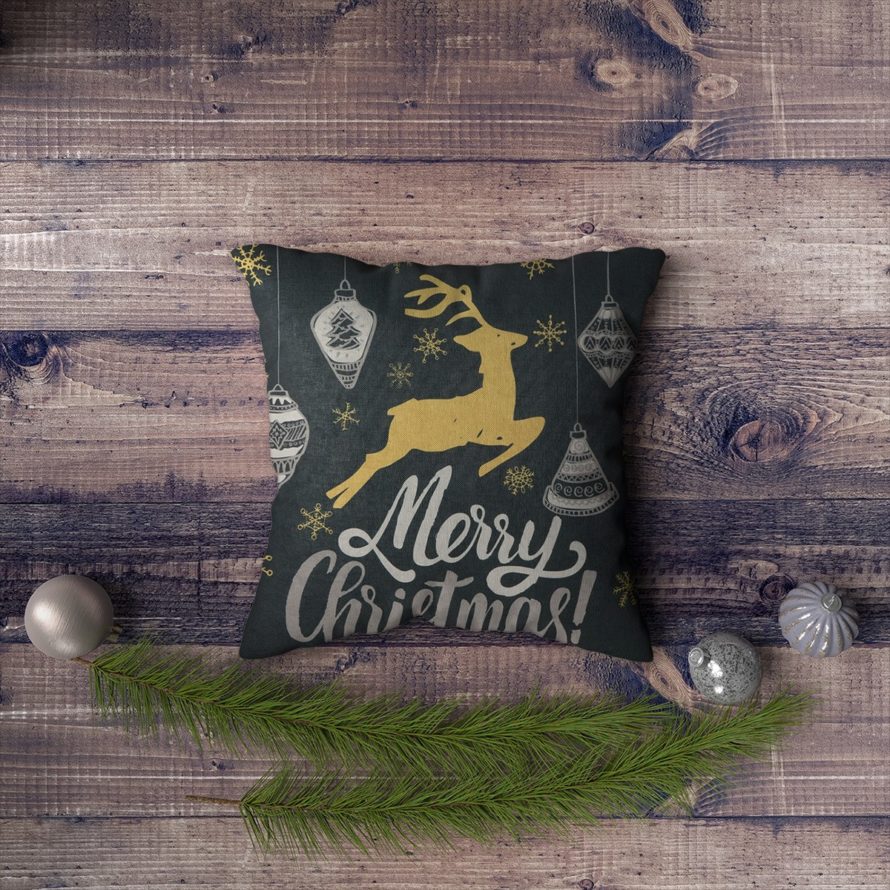 Panel poduszkowy - złoty jeleń