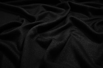 Dzianina z elastanem w kolorze czarnym