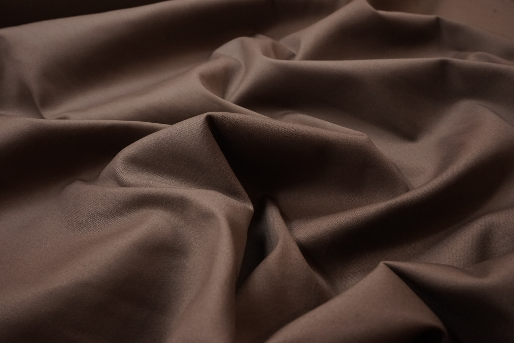 Bawełna z lycrą w kolorze kakaowym