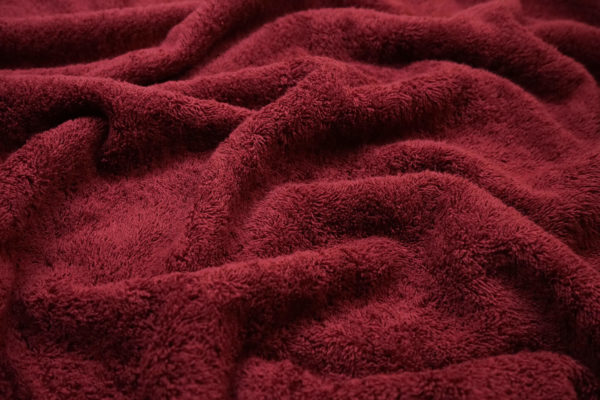 Bawełna frota / frotte w kolorze bordowym