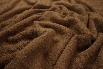 Bawełna frota / frotte w kolorze czekoladowym