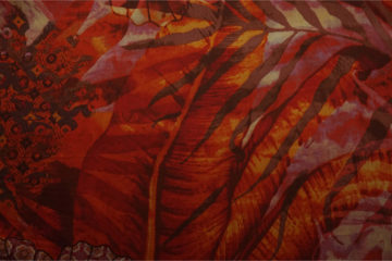 Jedwab - czerwone liście