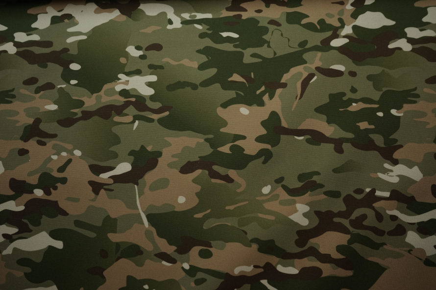 Tkanina kamuflażowa wodoodporna - multicam