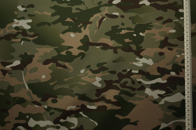 Tkanina kamuflażowa wodoodporna - multicam